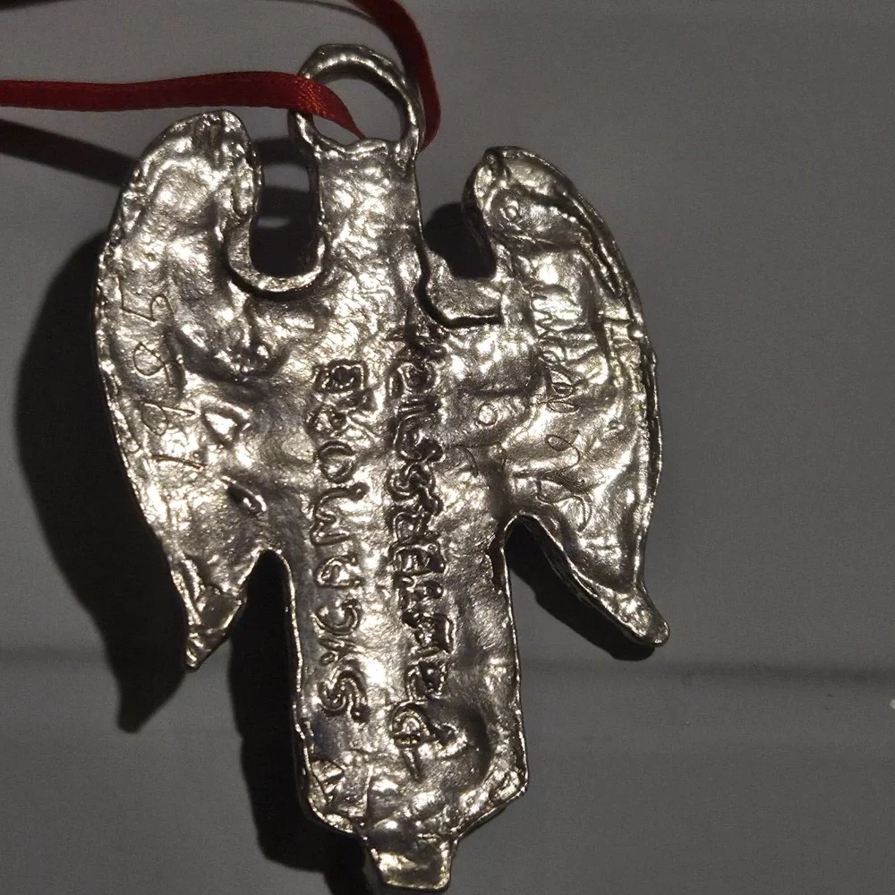 Sycamore Pewtersmith Angel Ornament Vintage‎ 3